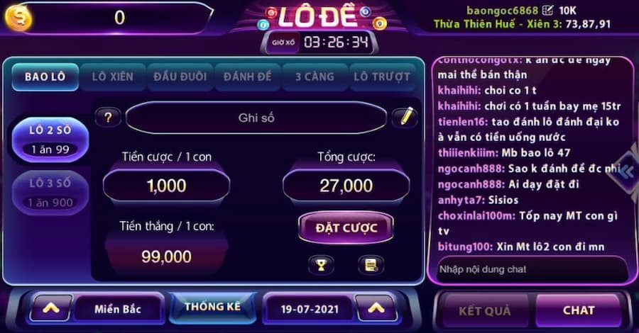 Giới thiệu sảnh Lô đề 789club